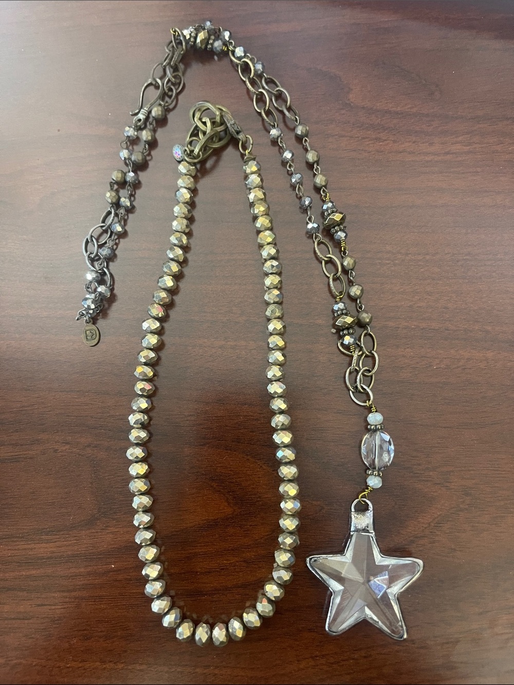 Junk Gypsy Beaded Necklace & Long Star Necklace